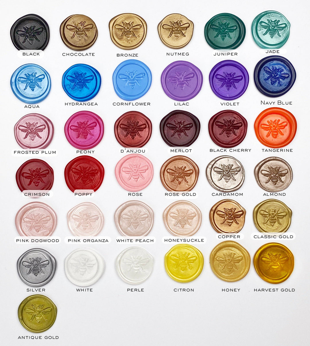 Botanical 1 Wax Seal Stamp- Made in USA- LetterSeals.com