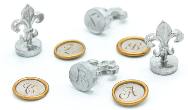 Calligraphy Style 3/4" Initial Wax Seal Stamp-LetterSeals.com