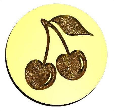 Cherry | Cherries Wax Seal Stamp- Made in USA- LetterSeals.com