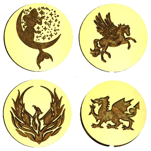 Fantasy Wax Seal Stamps - 35+ Design Choices- Made in USA- LetterSeals.com
