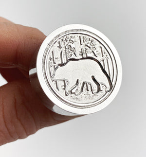 Forest Bear Wax Seal Stamp- Made in USA- LetterSeals.com