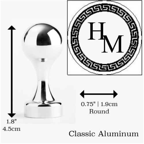 Garamond Monogram Wax Seal Stamp- Made in USA- LetterSeals.com