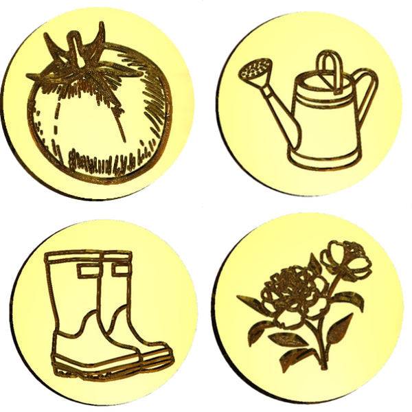 Gardening Design Wax Seal Stamps- Made in USA- LetterSeals.com