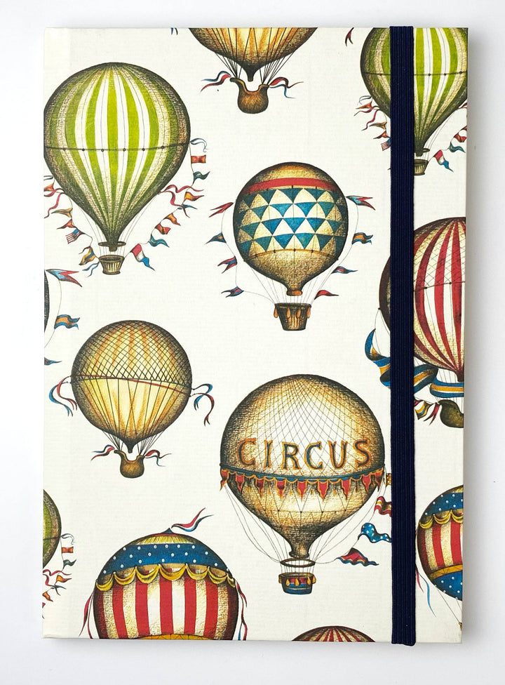 Hot Air Balloons Hardcover Notebook - Rossi 1931 Letterpress Paper Cover-LetterSeals.com