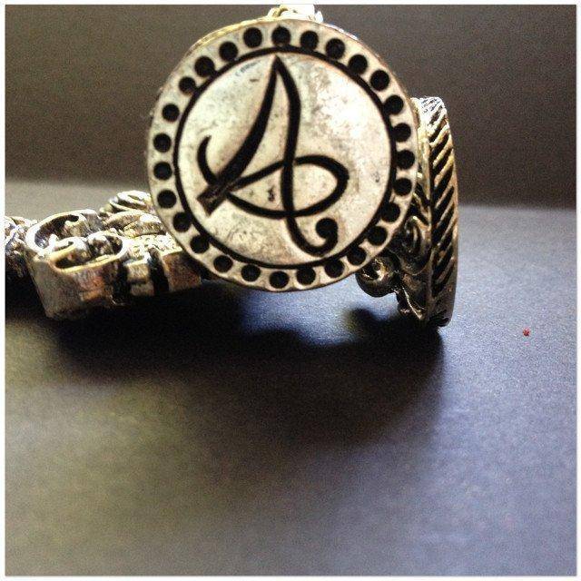 Italian Crafted Silver Script Initial Wax Seal Stamp-LetterSeals.com