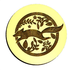Leaping Forest Fox Wax Seal Stamp- Made in USA- LetterSeals.com