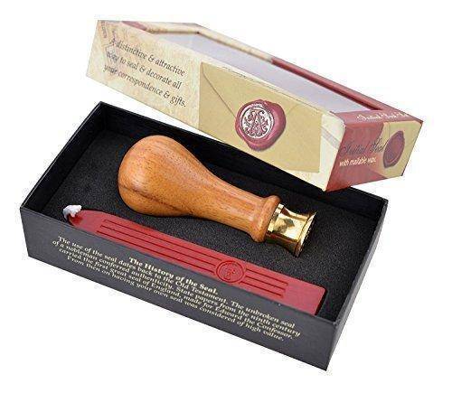 Tower Of London Letter “J” Initial Wax Seal Stamp Sealing Wax Stamp Kit W/  Wax