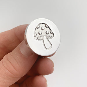 Mushroom Design #3 Wax Seal Stamp – LetterSeals.com