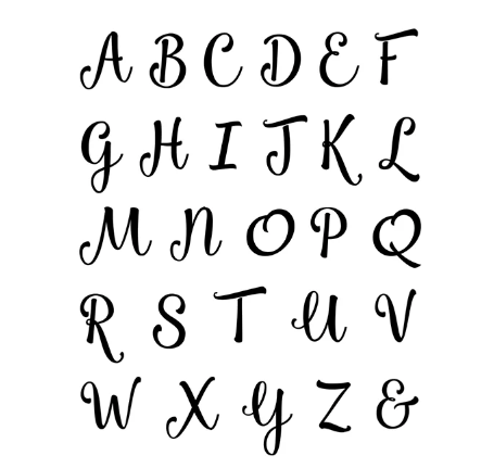 Scroll Handle Initial Wax Seal Stamps - two font options-LetterSeals.com