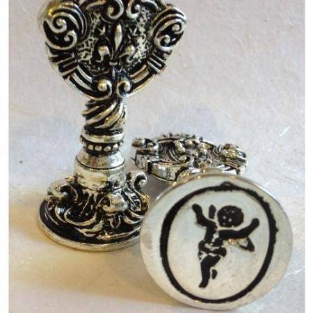 Silver Plated Italian Designs Wax Seal Stamp-LetterSeals.com
