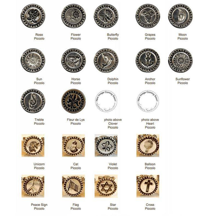 Silver Plated Italian Designs Wax Seal Stamp-LetterSeals.com