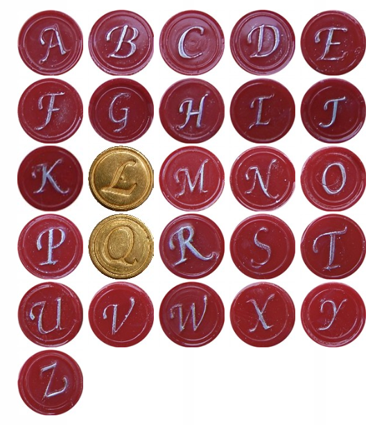 Stuart Houghton 1/2 Inch | Brass Initial Wax Seal Stamp-LetterSeals.com