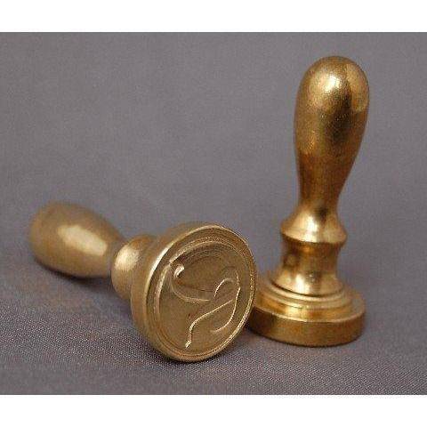 Stuart Houghton 1/2 Inch | Brass Initial Wax Seal Stamp-LetterSeals.com