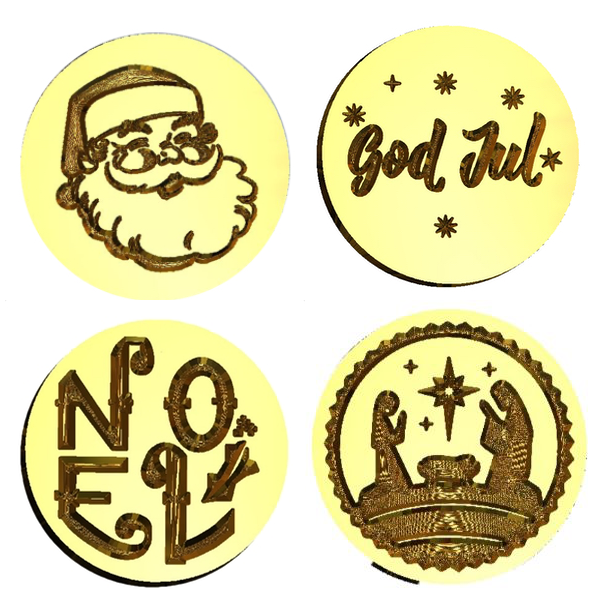 Christmas Wax Stamps