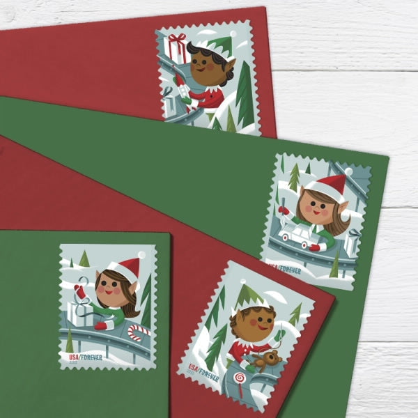 US Postage - Winter & Holidays-LetterSeals.com