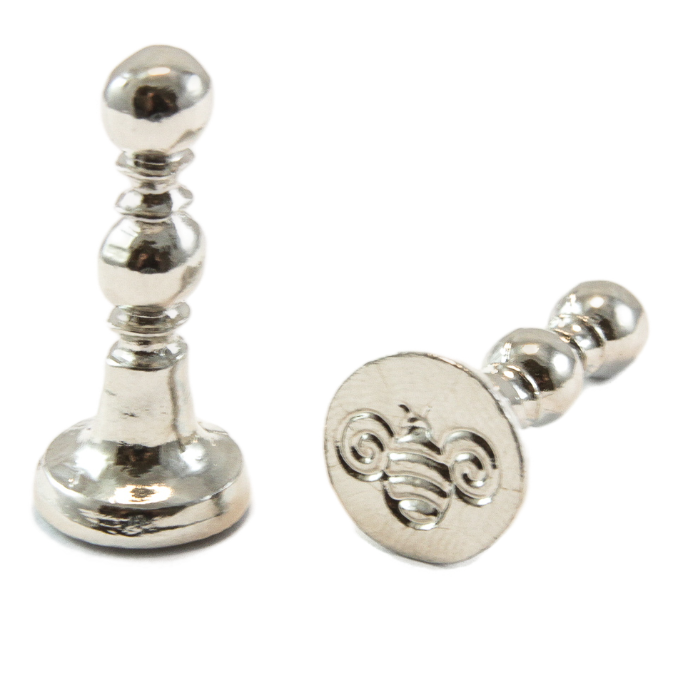 1/2" Bee Mini Design Wax Seal Stamp-LetterSeals.com