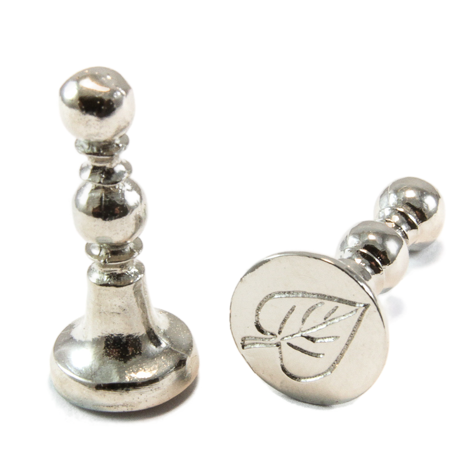 1/2" Broad Leaf Mini Design Wax Seal Stamp-LetterSeals.com