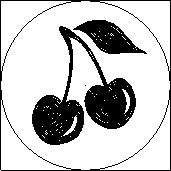1/2" Cherries Mini Design Wax Seal Stamp-LetterSeals.com