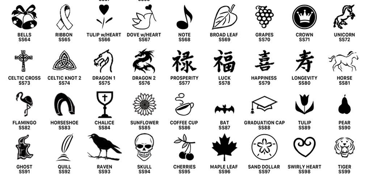 1/2" Mini Designs Wax Seal Stamps- Made in USA- LetterSeals.com