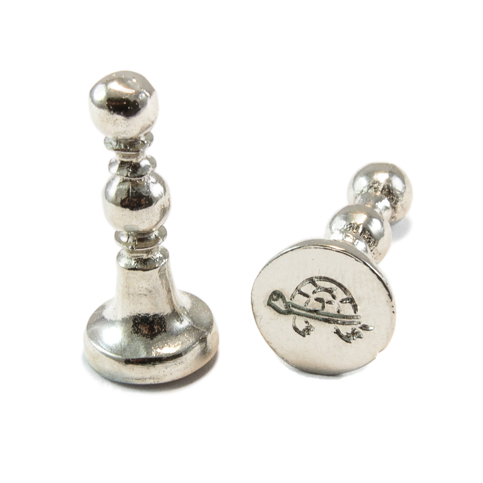 1/2" Turtle Mini Design Wax Seal Stamp-LetterSeals.com