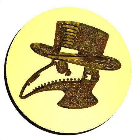 1600's Plague Mask - Plague Dr 1 Wax Seal Stamp- Made in USA- LetterSeals.com