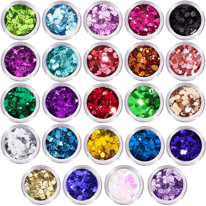 24 Colors Glitter for Wax Seals-LetterSeals.com