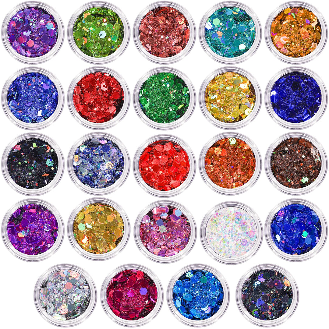 24 Colors Glitter for Wax Seals-LetterSeals.com