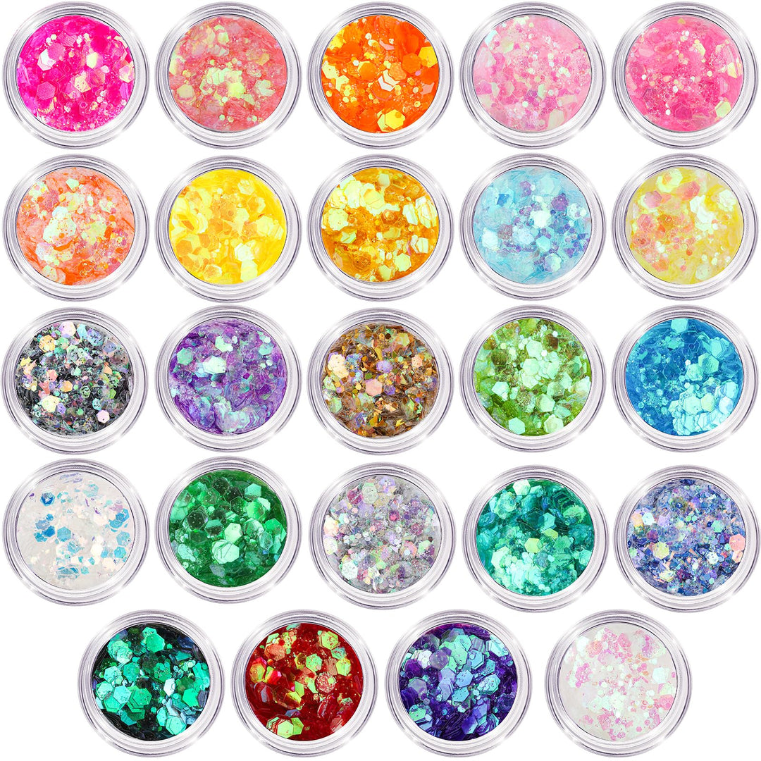 24 Colors Glitter for Wax Seals-LetterSeals.com