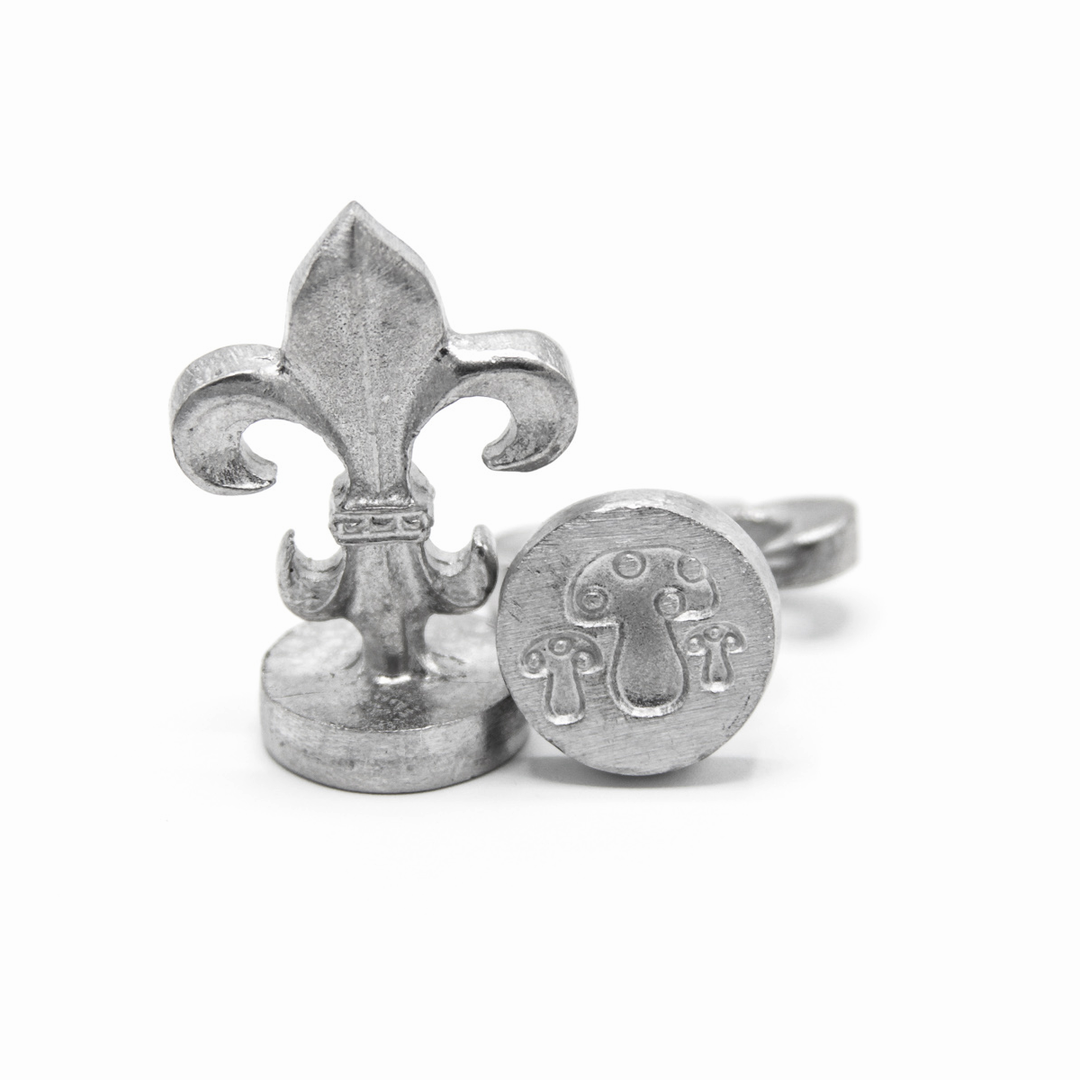3/4" Mushrooms Classic Design Wax Seal Stamp-LetterSeals.com