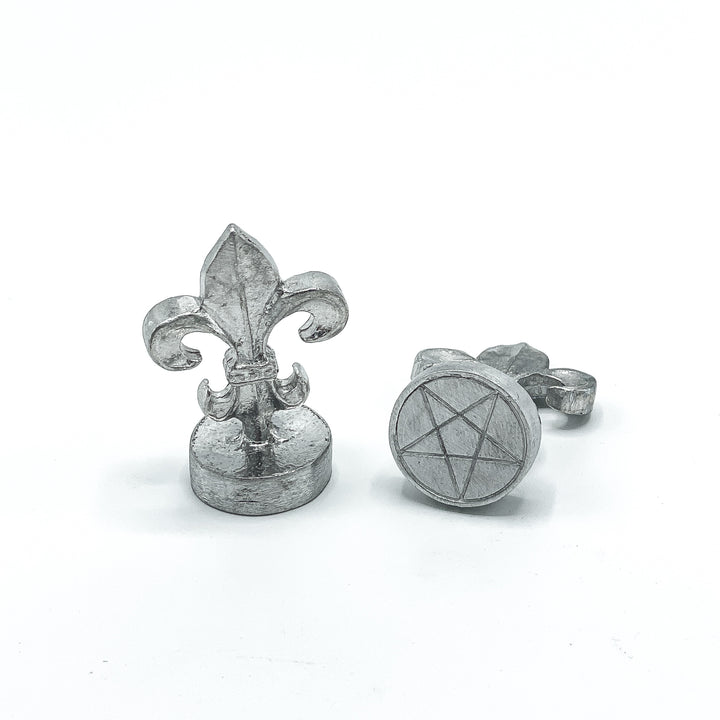 3/4" Pentagram Classic Design Wax Seal Stamp-LetterSeals.com