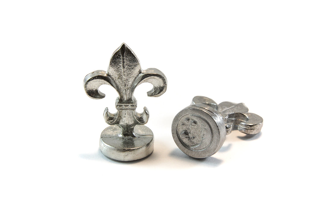 3/4" Moon + Stars Classic Design Wax Seal Stamp-LetterSeals.com