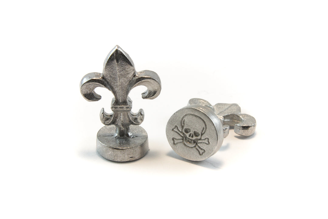3/4" Skull Classic Design Wax Seal Stamp-LetterSeals.com