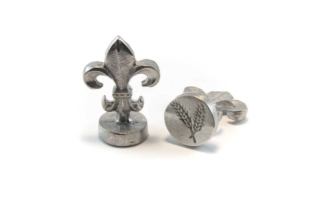 3/4" Wheat Classic Design Wax Seal Stamp-LetterSeals.com