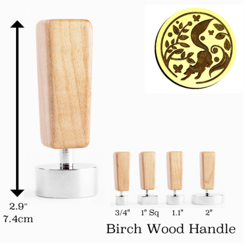 Clever Fox Stamp & Russet Colorway Sealing Wax Set- Made in USA- LetterSeals.com