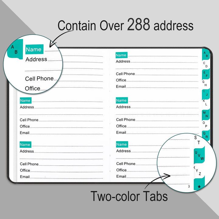 Address &amp; Phone Book, Hardcover
