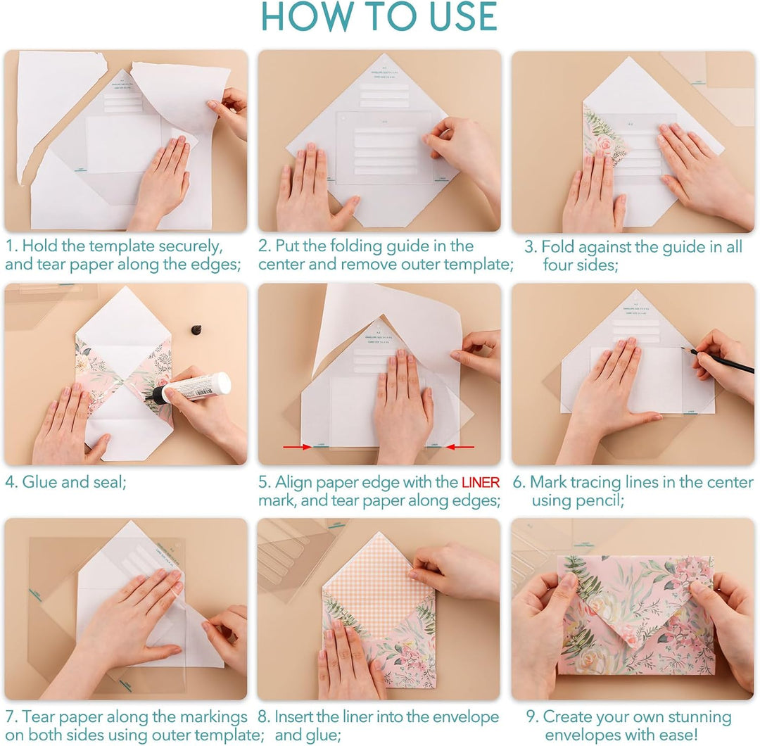 Make your own envelope templates