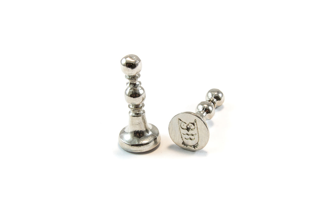 1/2" Owl Mini Design Wax Seal Stamp- Made in USA- LetterSeals.com