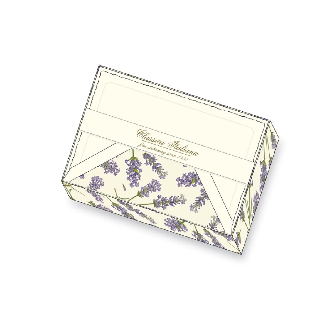 Lavender Classica Note Cards | Rossi 1931 Italian Stationery