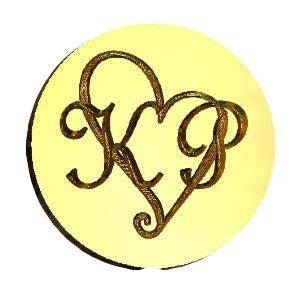 Adorned Monogrammed Wax Seal Stamps- Made in USA- LetterSeals.com