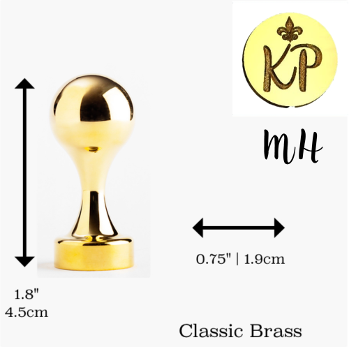 Adorned Monogrammed Wax Seal Stamps- Made in USA- LetterSeals.com