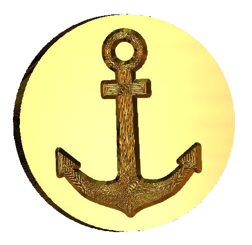 Anchor Wax Seal Stamp- Made in USA- LetterSeals.com