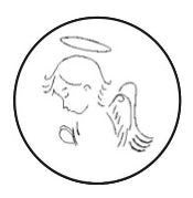 Angel Praying Wax Seal Stamp- Made in USA- LetterSeals.com