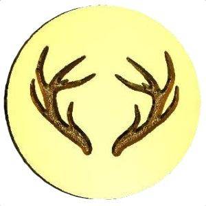 Antler Design #2 Wax Seal Stamp- Made in USA- LetterSeals.com