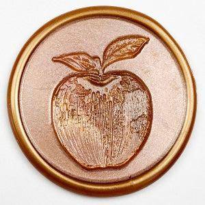 Apple Wax Seal Stamp- Made in USA- LetterSeals.com