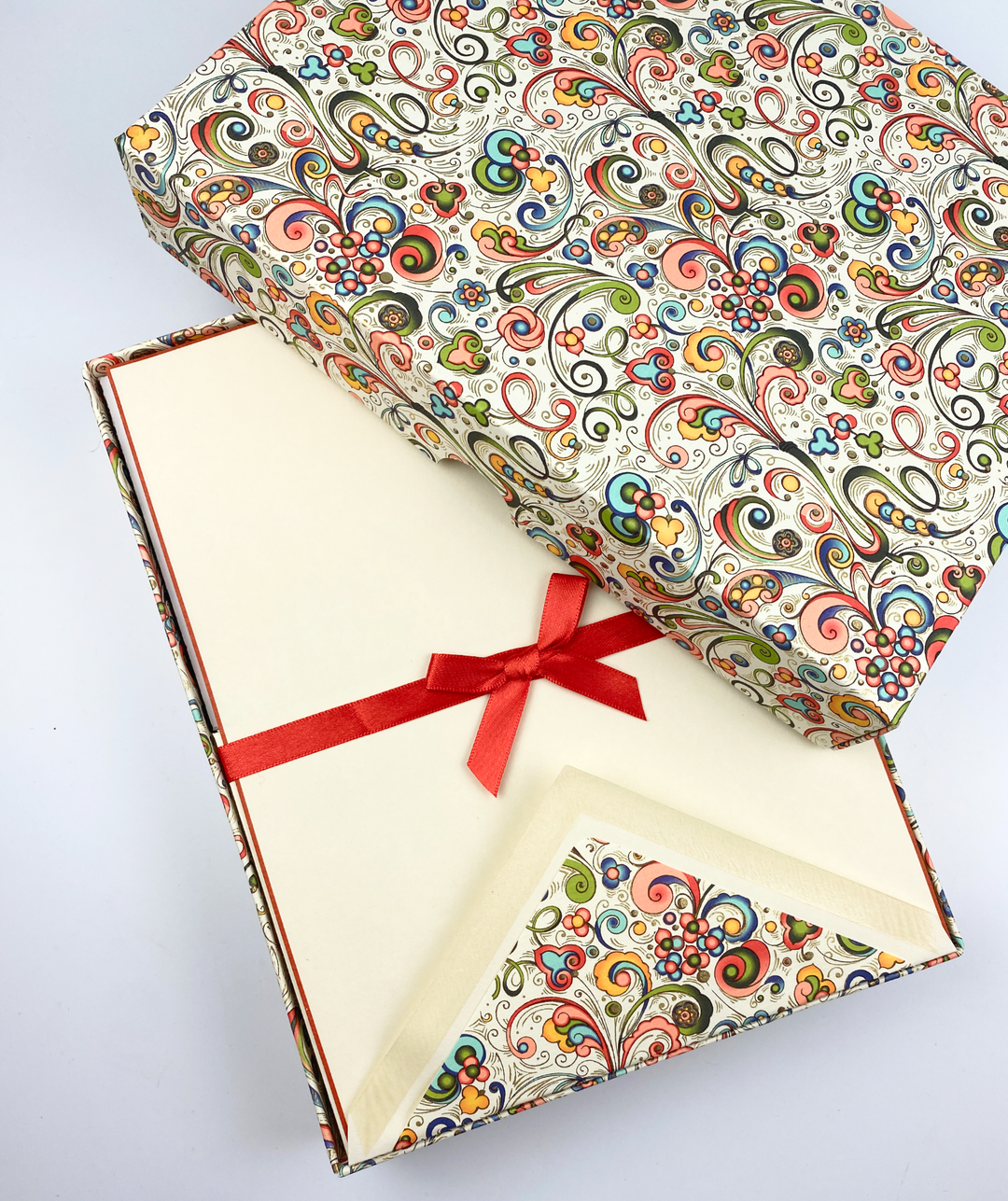 Art-Nouveau Swirls Writing Paper-LetterSeals.com
