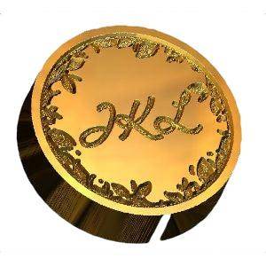 Bickley Script Monogram Wax Seal Stamp- Made in USA- LetterSeals.com