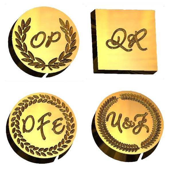 Bickley Script Monogram Wax Seal Stamp- Made in USA- LetterSeals.com