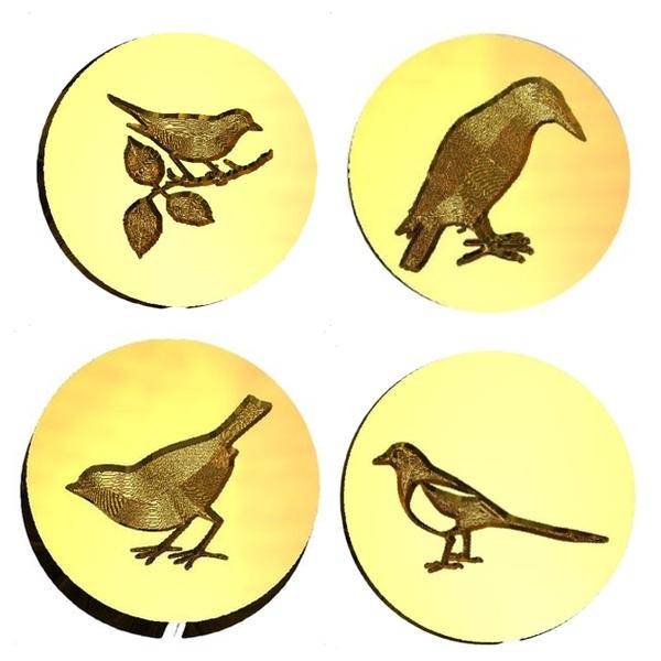 Bird Design Wax Seal Stamps - 35+ Design Choices- Made in USA- LetterSeals.com
