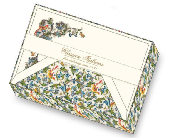 Bird Florentine Pattern | Rossi 1931 Italian Stationery-LetterSeals.com