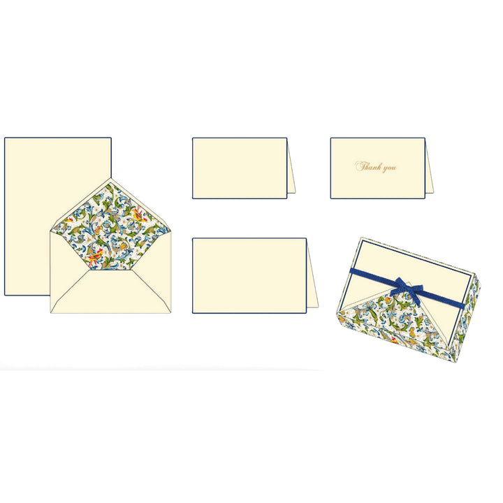 Bird Florentine Pattern | Rossi 1931 Italian Stationery-LetterSeals.com
